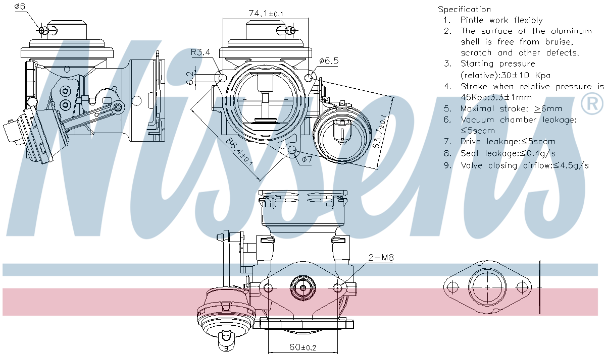 Nissens EGR Valve 98299