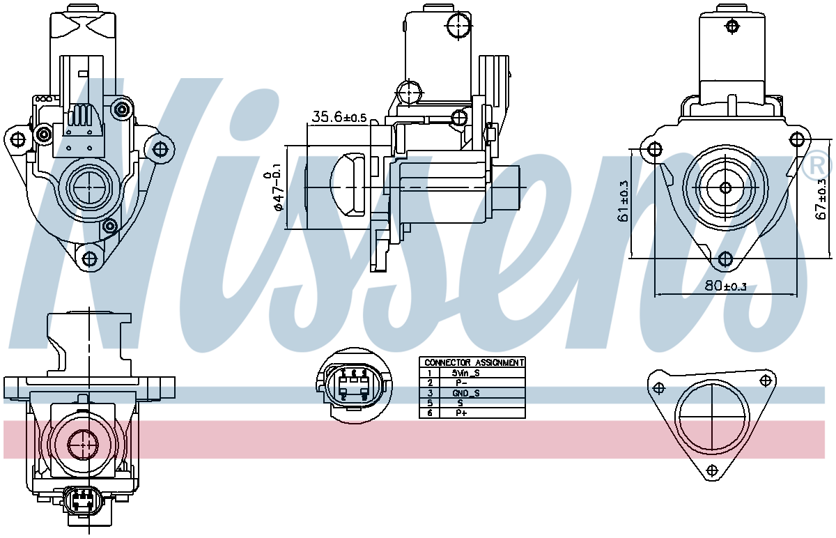 Nissens EGR Valve 98510