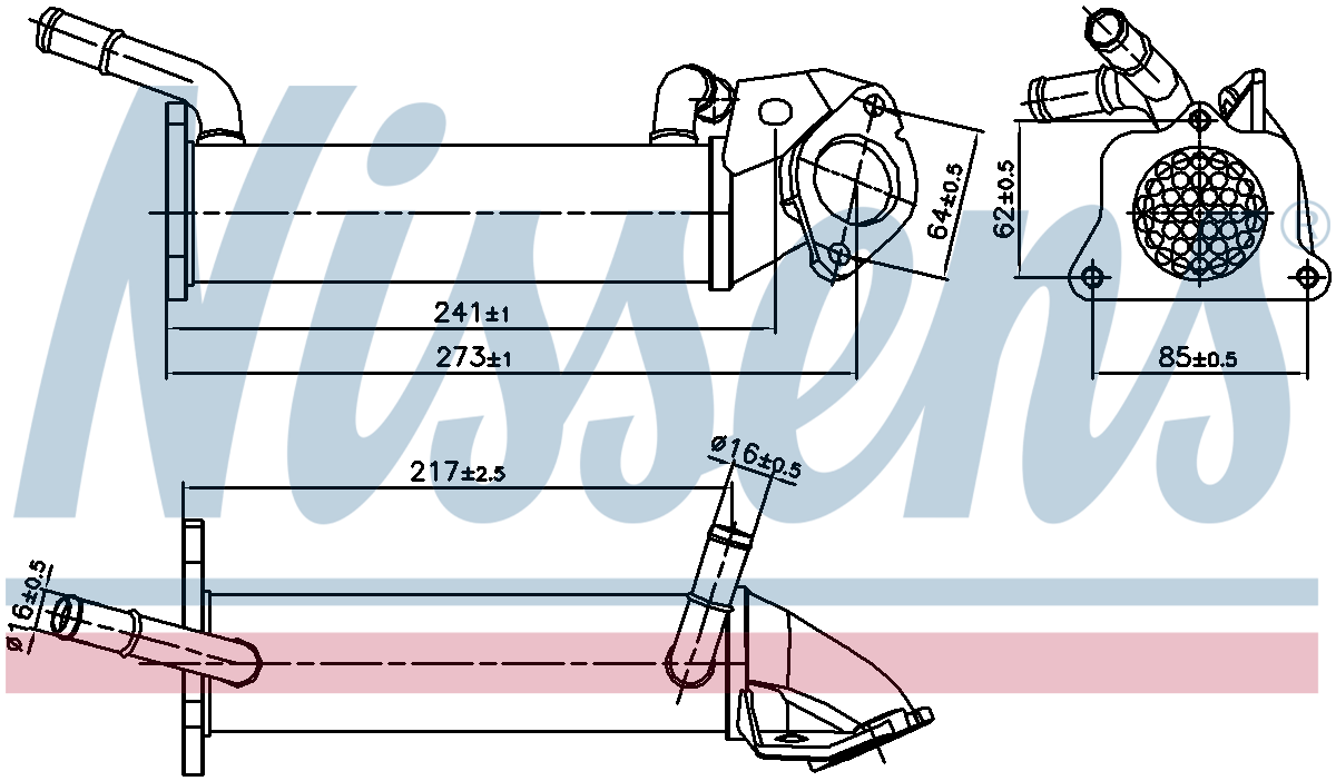 Nissens EGR Cooler 989401