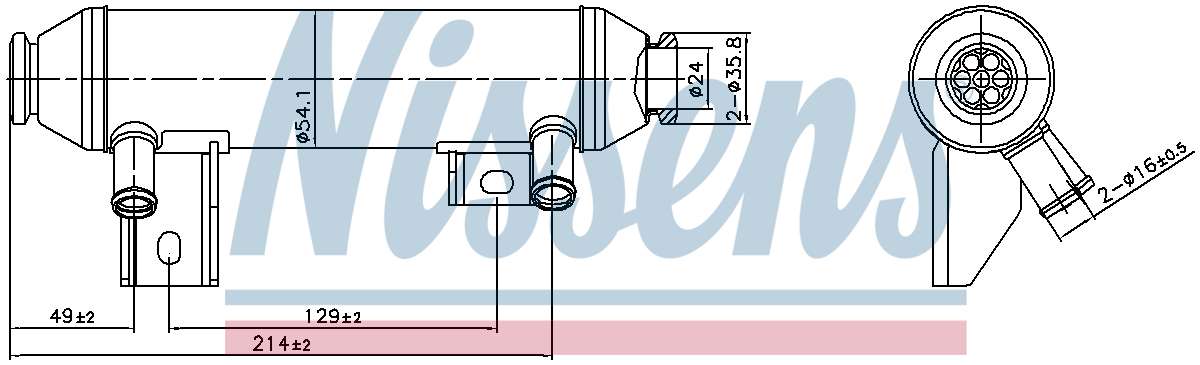 Nissens EGR Cooler 989419