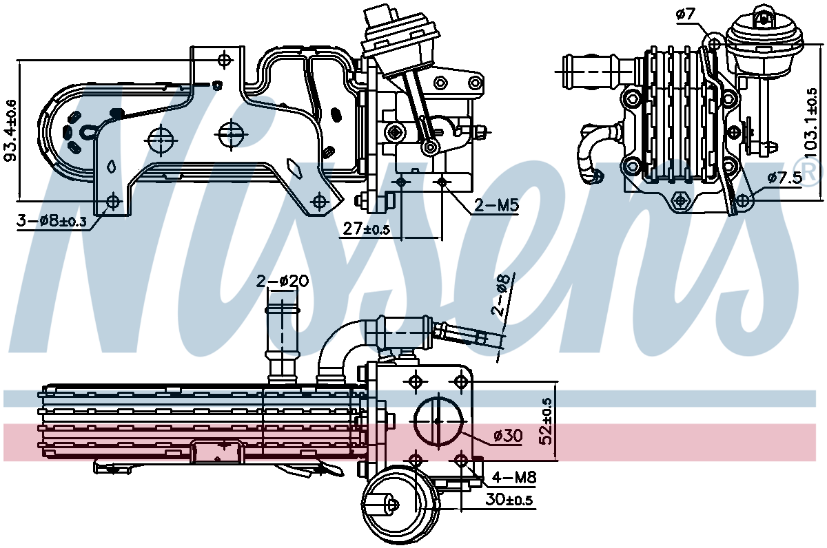 Nissens EGR Cooler 989420