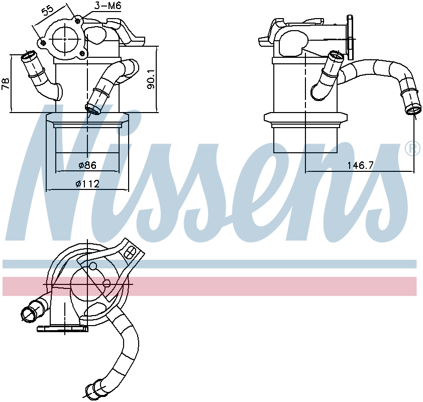 Nissens EGR Cooler 989421