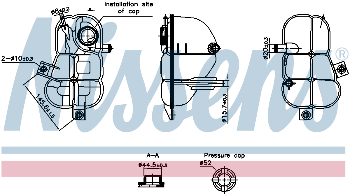 Nissens Coolant Expansion Tank 996253