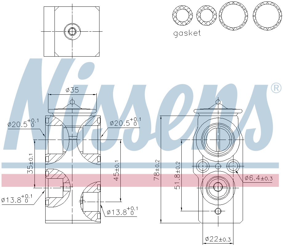 Nissens Aircon Expansion Valve 999421