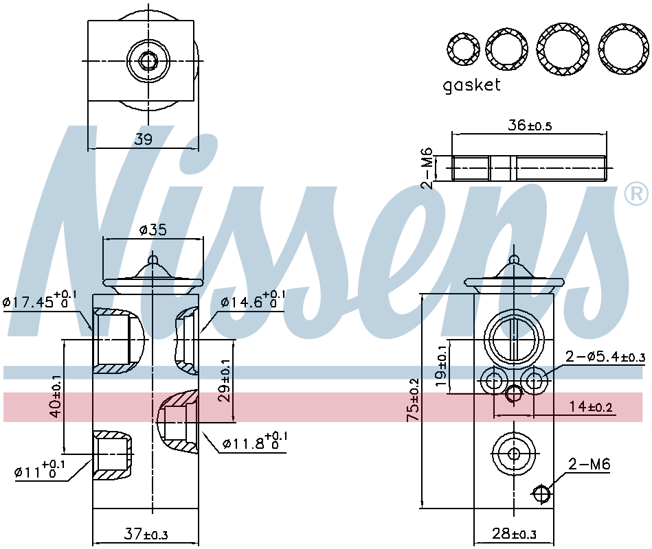 Nissens Aircon Expansion Valve 999427