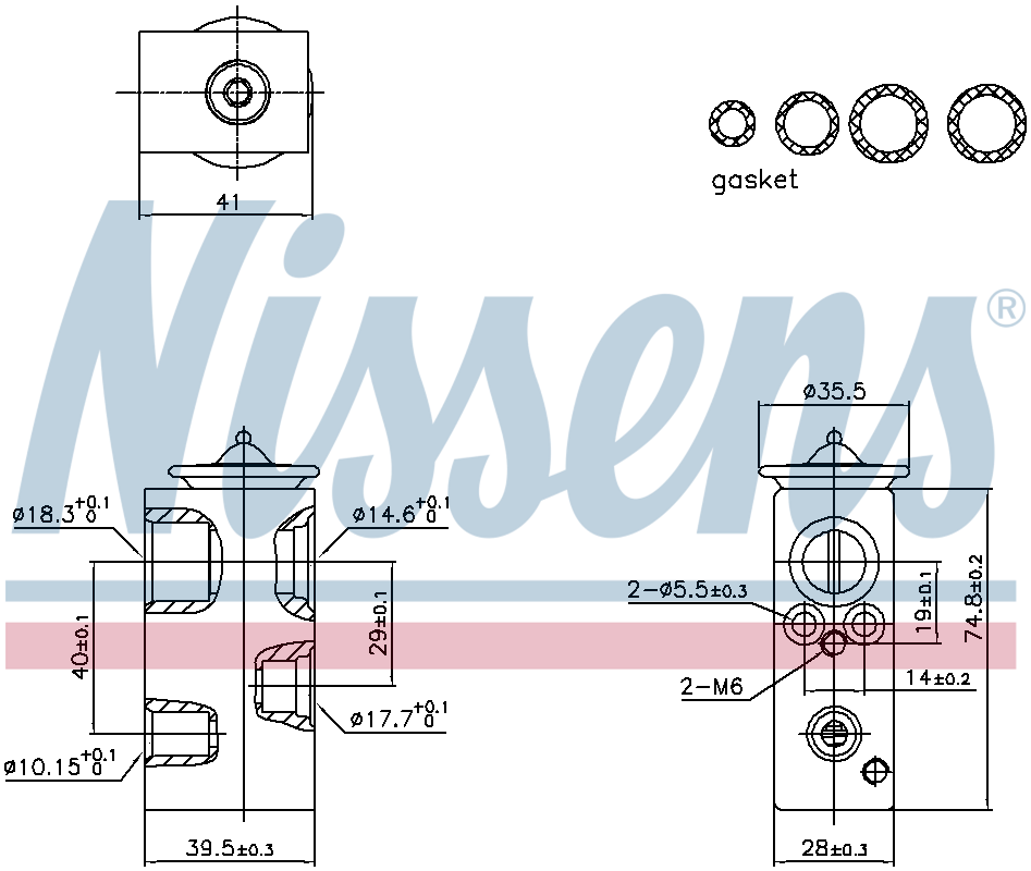 Nissens Aircon Expansion Valve 999450
