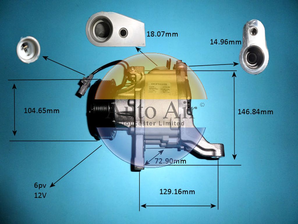 Aircon Compressor Genuine OE DENSO – AutoAir 14-0134