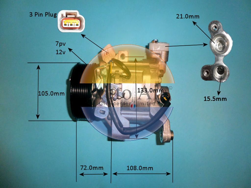 Aircon Compressor Aftermarket Quality – AutoAir 14-0596P