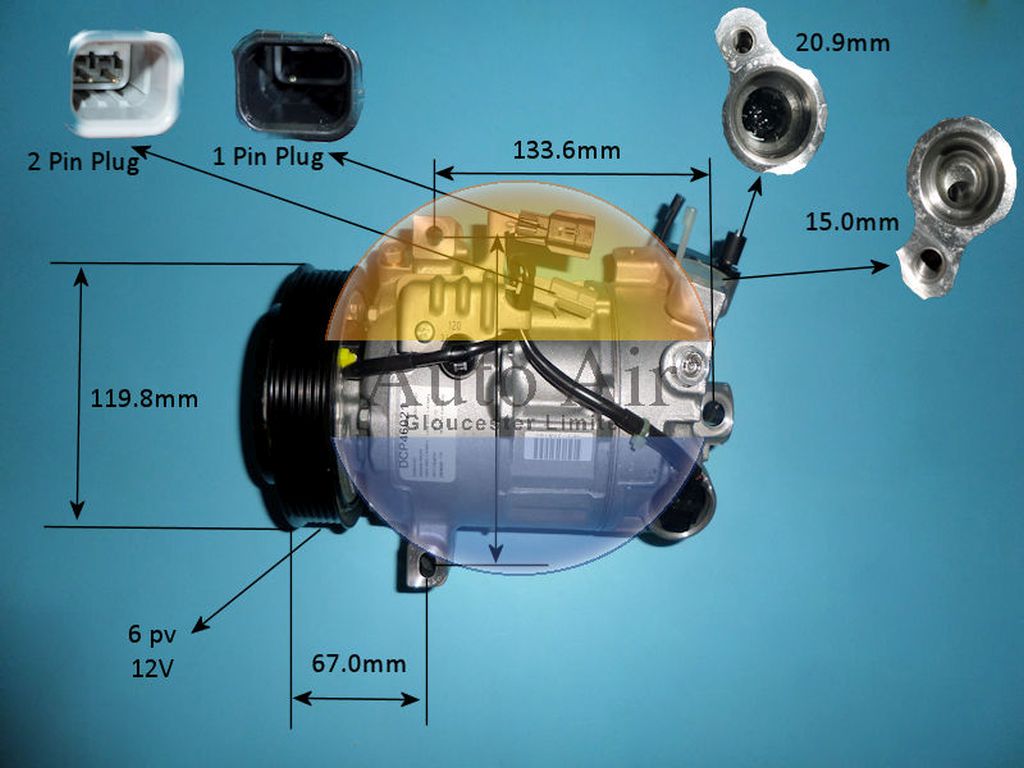 Aircon Compressor Genuine OE DENSO – AutoAir 14-0804