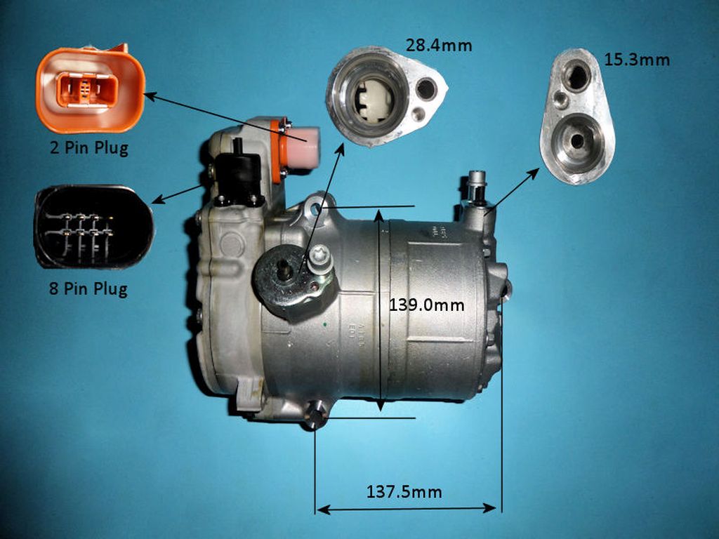 Aircon Compressor Genuine OE SANDEN – AutoAir 14-0807