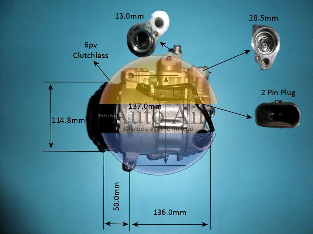Aircon Compressor Aftermarket Quality – AutoAir 14-1767P