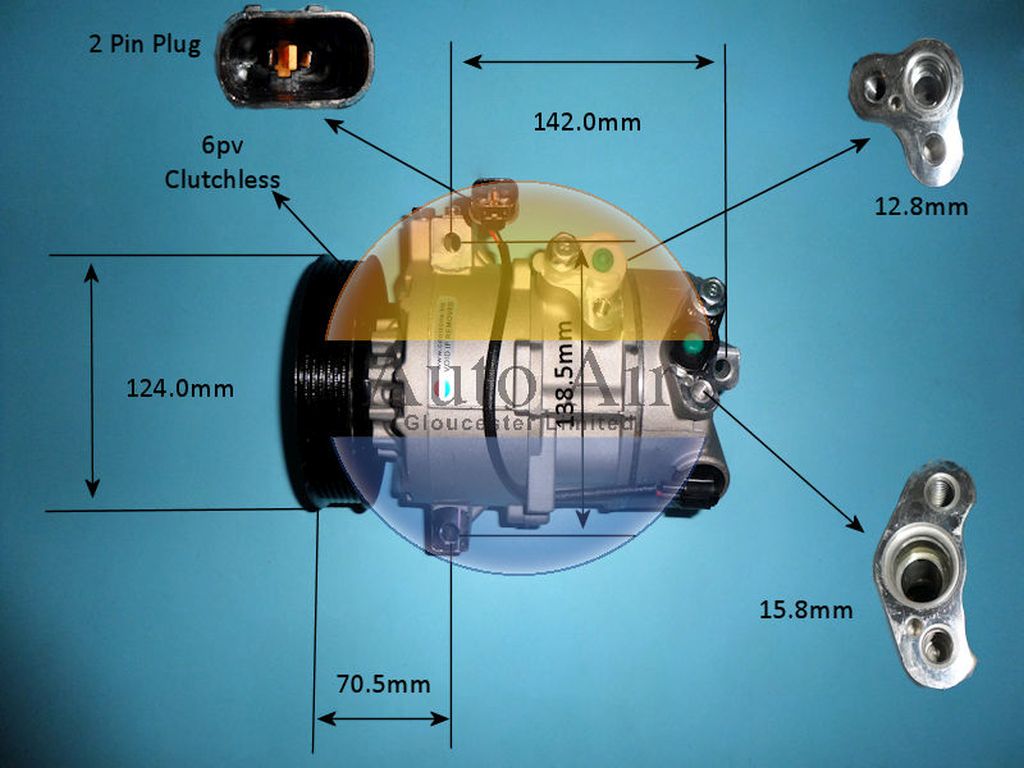 Aircon Compressor Aftermarket Quality – AutoAir 14-1771P
