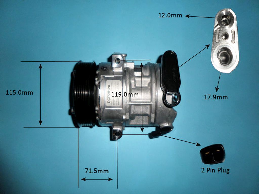 Aircon Compressor Genuine OE DENSO – AutoAir 14-1817