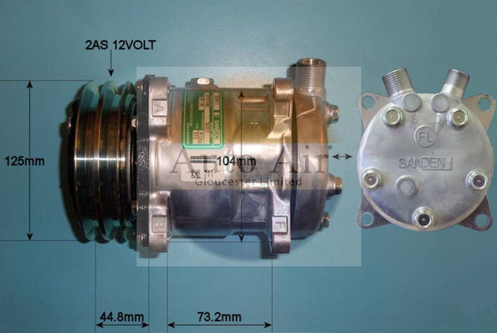 Aircon Compressor Genuine OE – AutoAir 14-6333