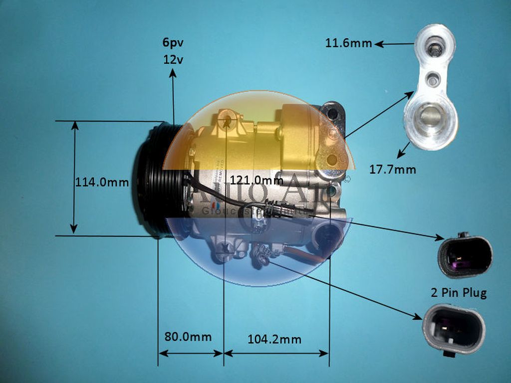 Aircon Compressor Aftermarket Quality – AutoAir 14-7477P