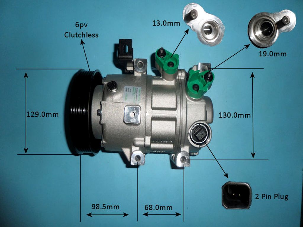 Aircon Compressor Genuine OE HALLA – AutoAir 14-8722