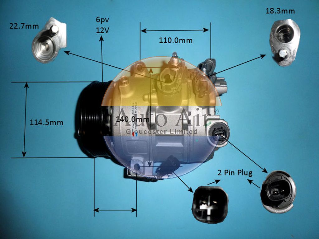 Aircon Compressor Aftermarket Quality – AutoAir 14-9673P