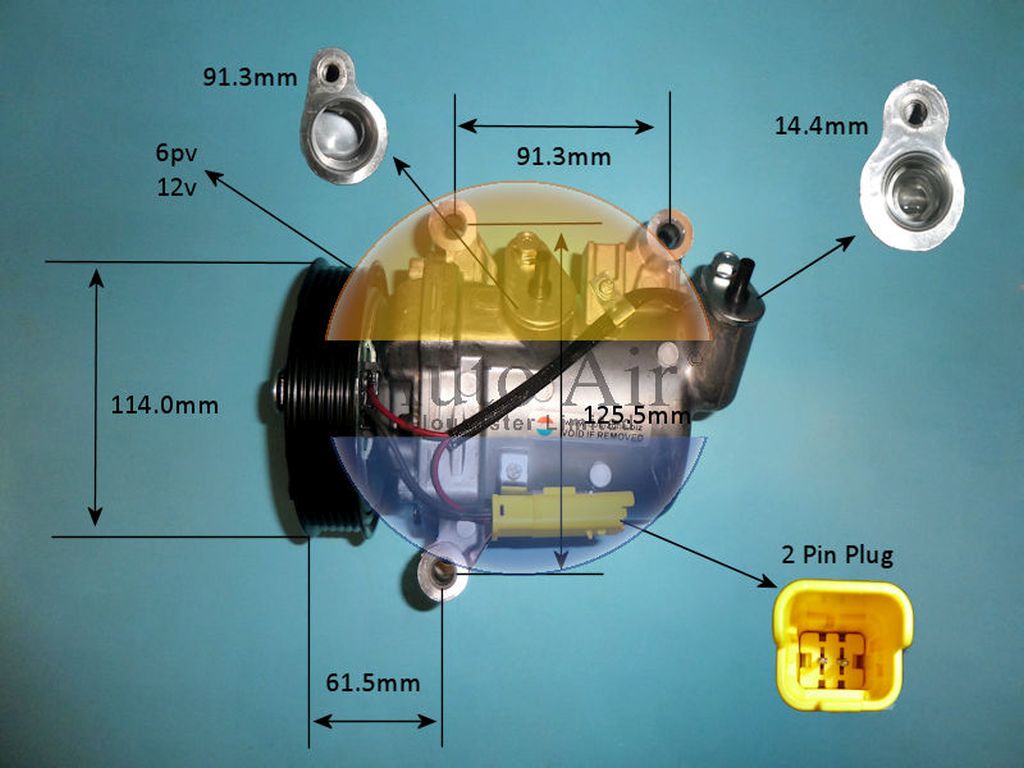 Aircon Compressor Aftermarket Quality – AutoAir 14-9675P