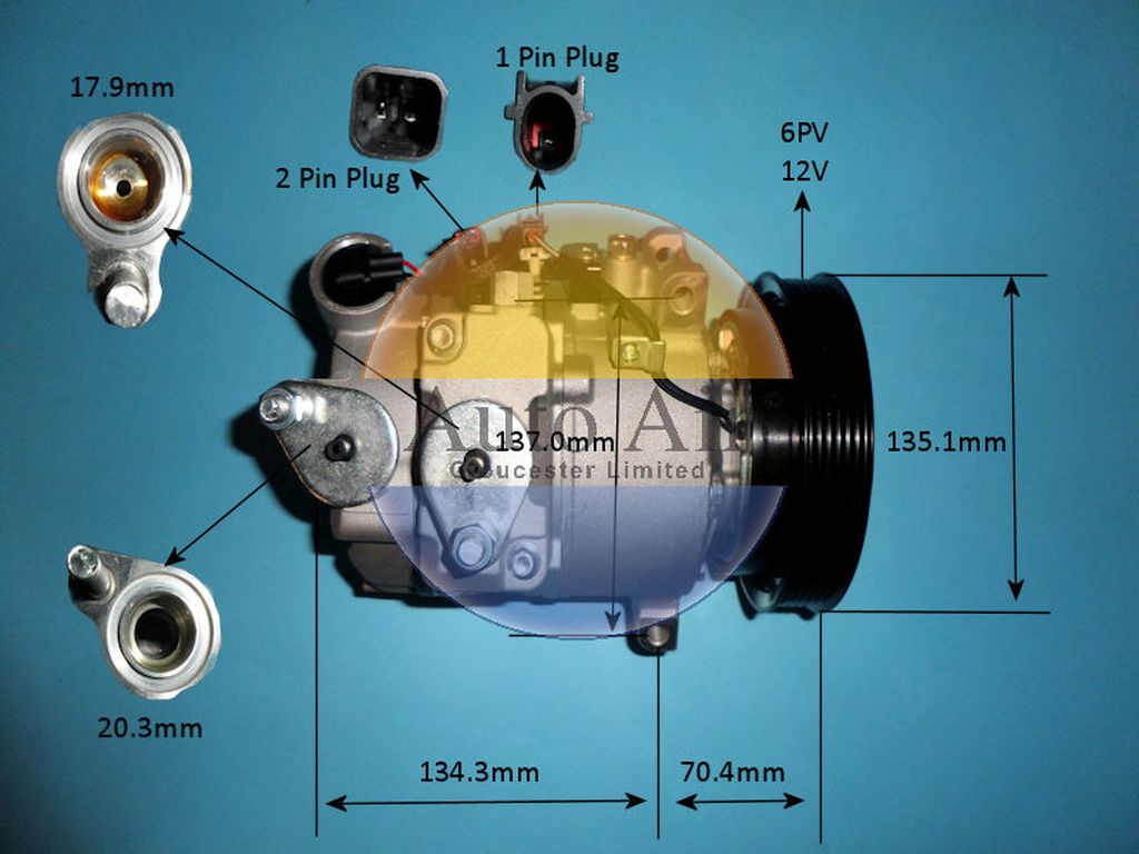 Aircon Compressor Aftermarket Quality – AutoAir 14-9690P
