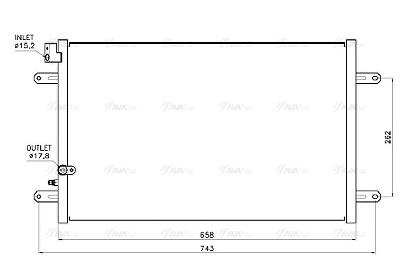 AVA Aircon Condenser AI5458