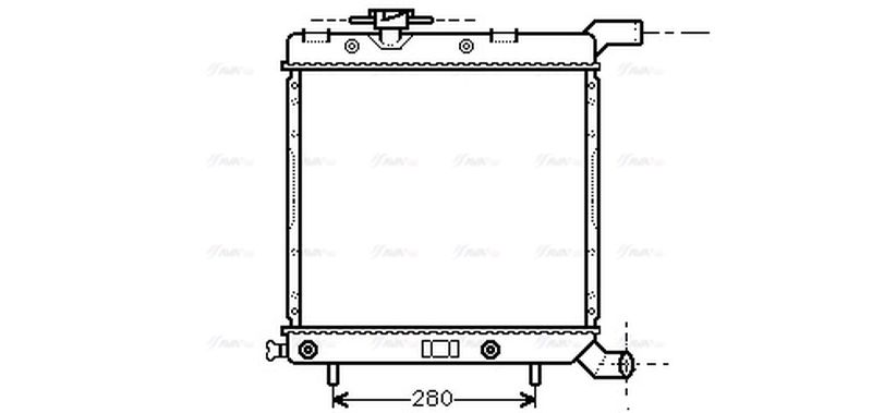 AVA Coolant Radiator CR2003