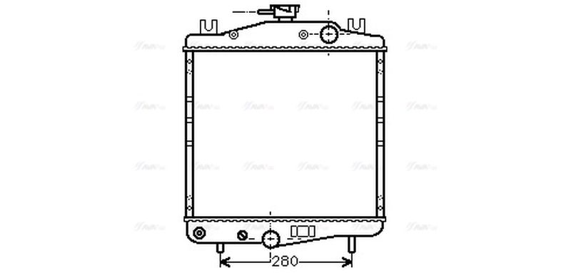 AVA Coolant Radiator CR2006