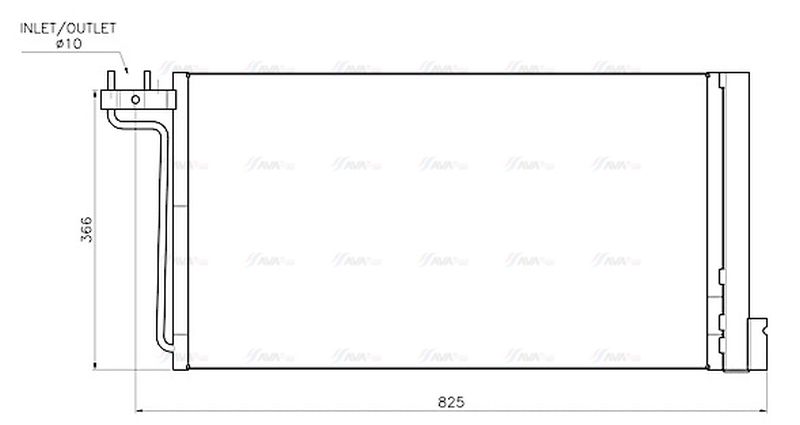 AVA Aircon Condenser FD5705D