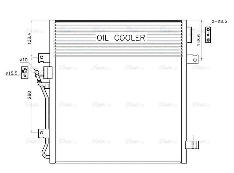 AVA Aircon Condenser JE5091