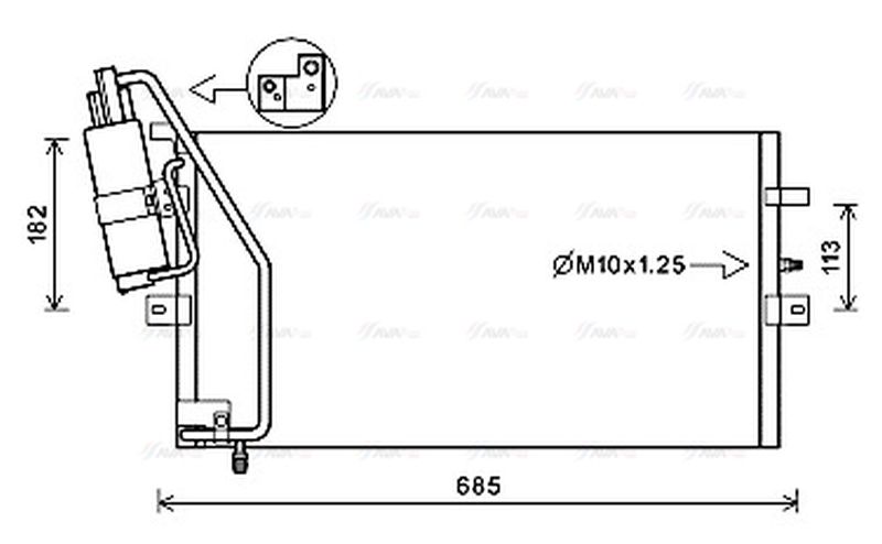 AVA Aircon Condenser SB5082D