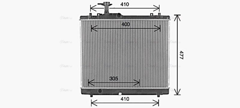 AVA Coolant Radiator SZ2160