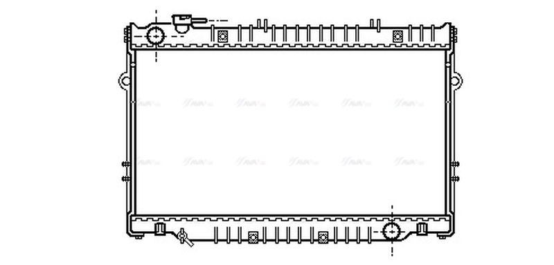 AVA Coolant Radiator TO2221