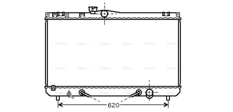 AVA Coolant Radiator TO2422
