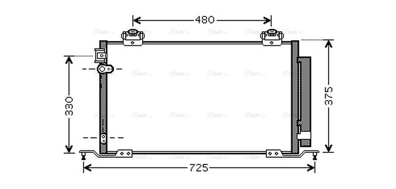 AVA Aircon Condenser TO5393D