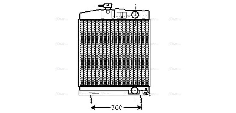 AVA Coolant Radiator UG2002