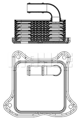 MAHLE PC Oil cooler CLC2000S