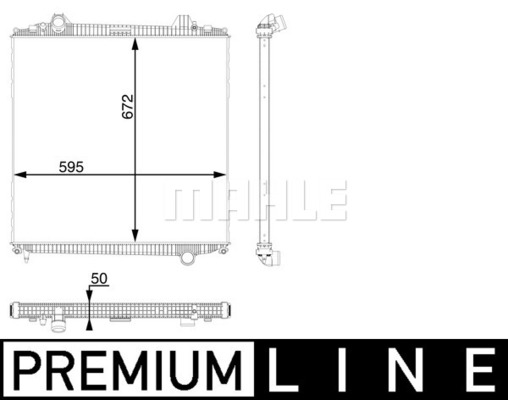 MAHLE Truck/Bus Radiator CR106000P