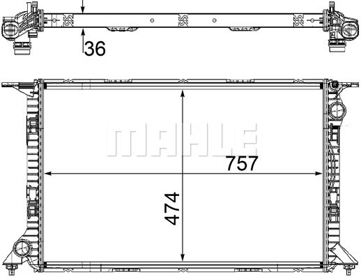 MAHLE PC Radiator CR1132000S