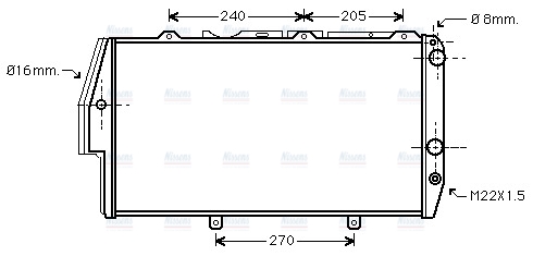 AVA Coolant Radiator AI2020