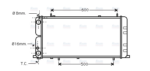 AVA Coolant Radiator AI2051