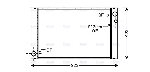 AVA Coolant Radiator AI2289