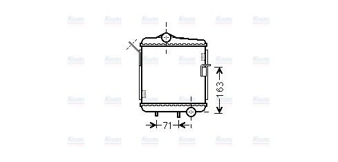 AVA Coolant Radiator AI2311