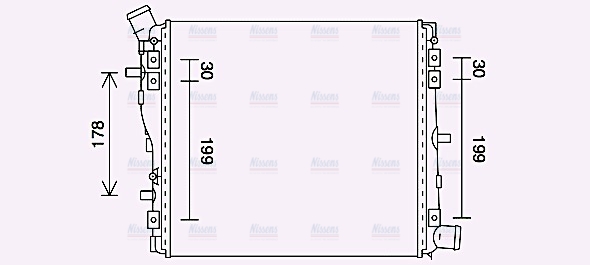 AVA Coolant Radiator AI2424