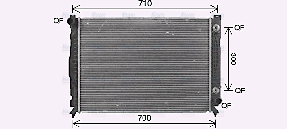 AVA Coolant Radiator AI2431