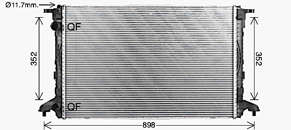 AVA Coolant Radiator AI2446