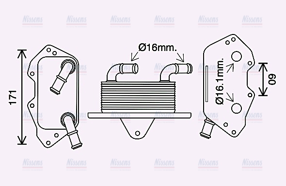 AVA Oil Cooler AI3404