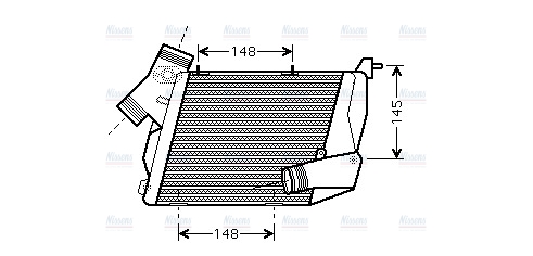 AVA Charge Air Intercooler AI4216