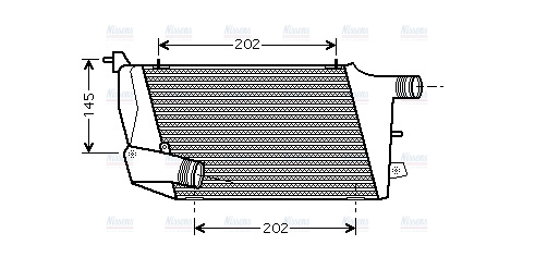 AVA Charge Air Intercooler AI4217