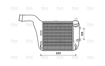 AVA Charge Air Intercooler AI4316