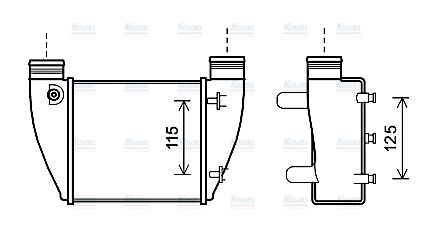 AVA Charge Air Intercooler AI4364