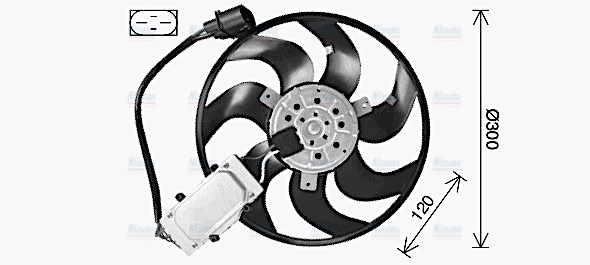 AVA Radiator Cooling Fan AI7529